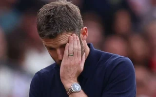 Michael Carrick after Brighton League Cup Defeat